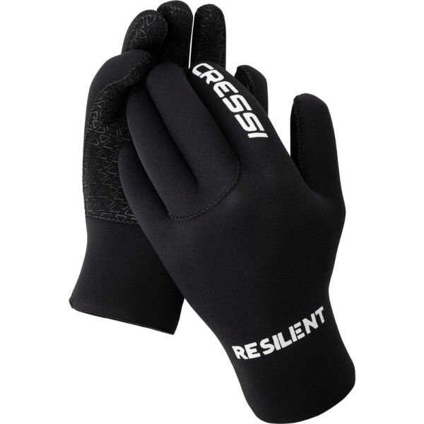 Cressi Resilient Dalış Eldiveni BLACK - 3MM - S