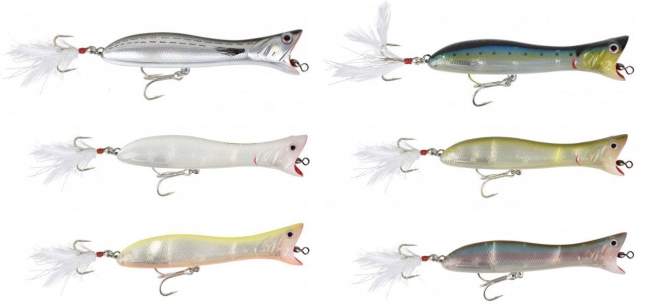 Savage gear Panıc Popper 10.5 cm 22 gr Sahte Balık 03-White Flash