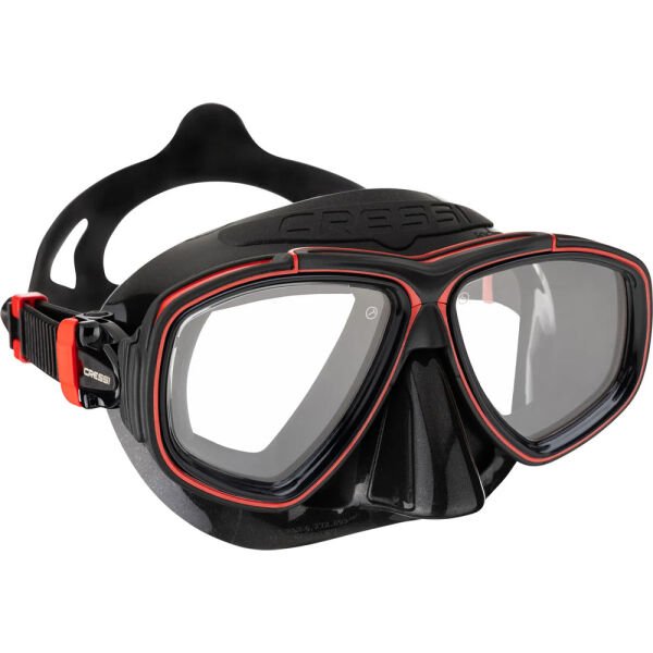 Cressi Prisma Dalış Maskesi BLACK - RED