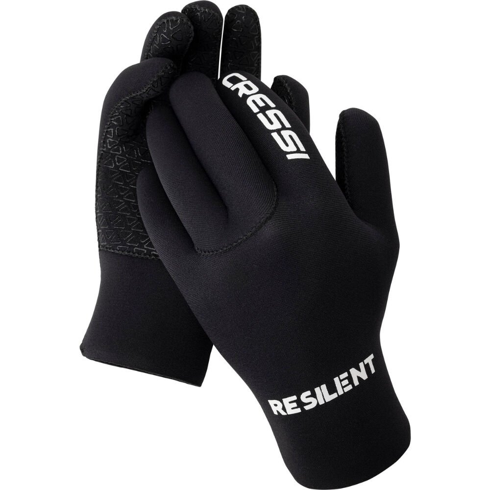 Cressi Resilient Dalış Eldiveni BLACK - 3MM - 2XL