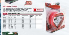 Lineaeffe Japon Braid Red 500 mt 4 Örgü İp 0.20 mm