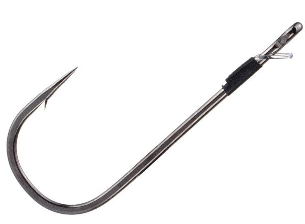 Hayabusa FPP HD Straight Güçlendirilmiş Delikli Lüfer İğnesi Black Nikel 4/0