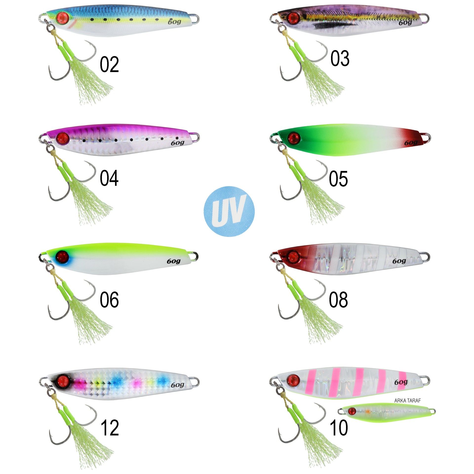 Captain 3634 Emotion Jigger 60gr Light Jig Suni Yem 03