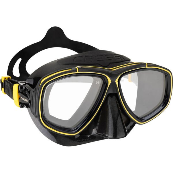 Cressi Prisma Dalış Maskesi BLACK - YELLOW