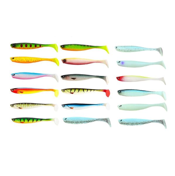 Lucky John Basara 3D Soft Swim 2.5'' (6.35 cm) 8P Silikon Yem PG13