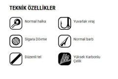 VMC Üçlü Olta İğnesi 9649PS