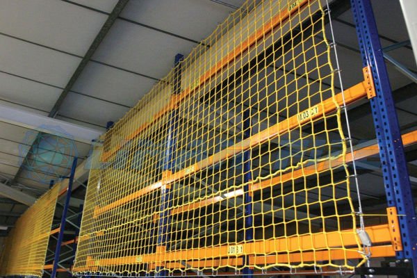 Raf Filesi Filesi 6mm İp Kalınlığı 5x5cm Göz Aralığı Kenarları Overloklu Beyaz Renk