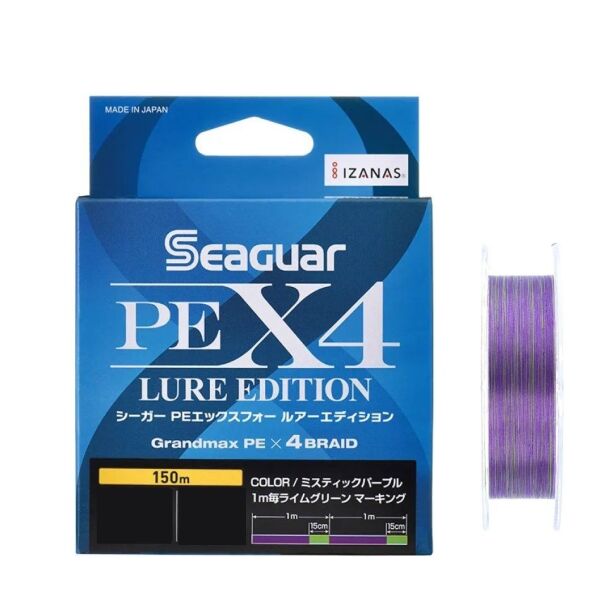 Seaguar Lure Edition PE 4 Örgü LRF İp Misina 150mt Multi Color 0.2 PE