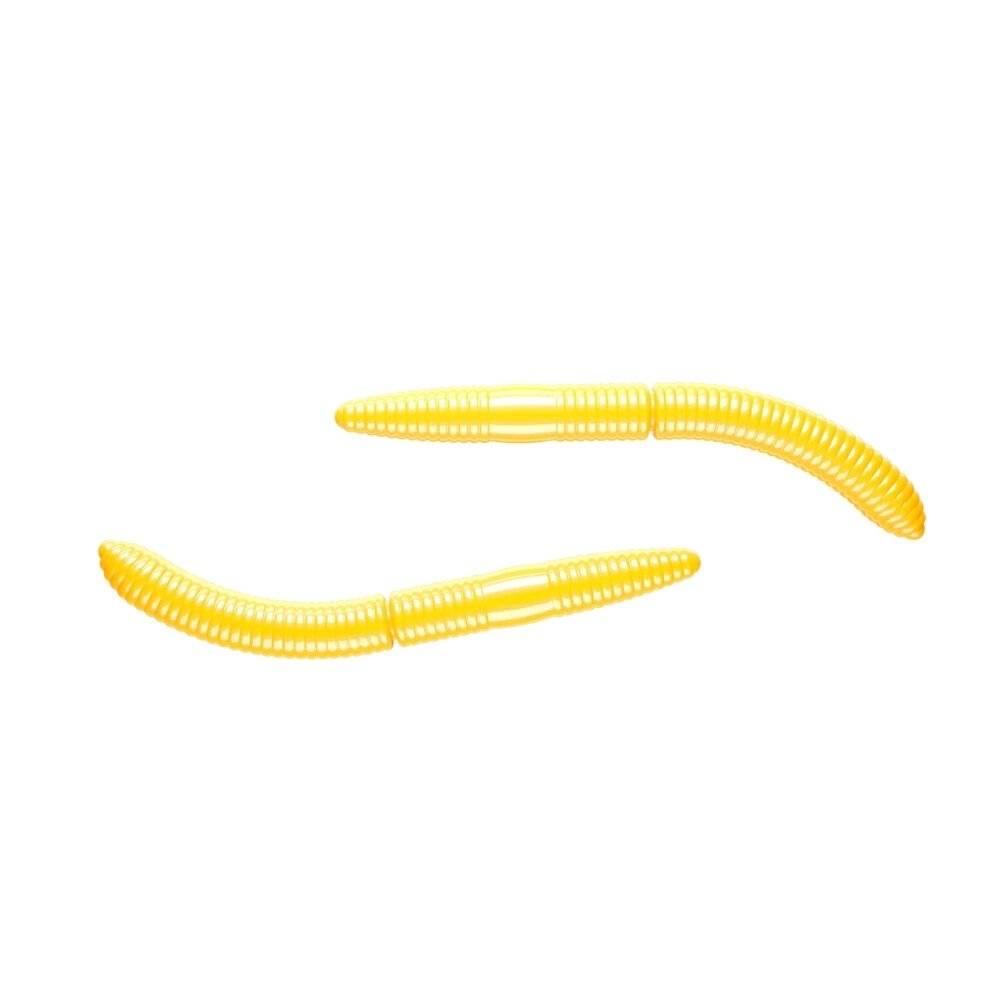 Libra Lures Fatty D’Worm Suni Yem 007 - YELLOW - 65MM