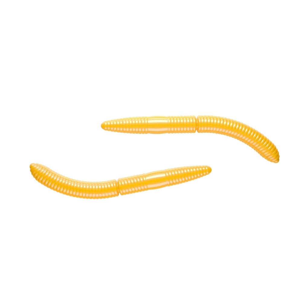 Libra Lures Fatty D’Worm Suni Yem 008 - DARK YELLOW - 65MM