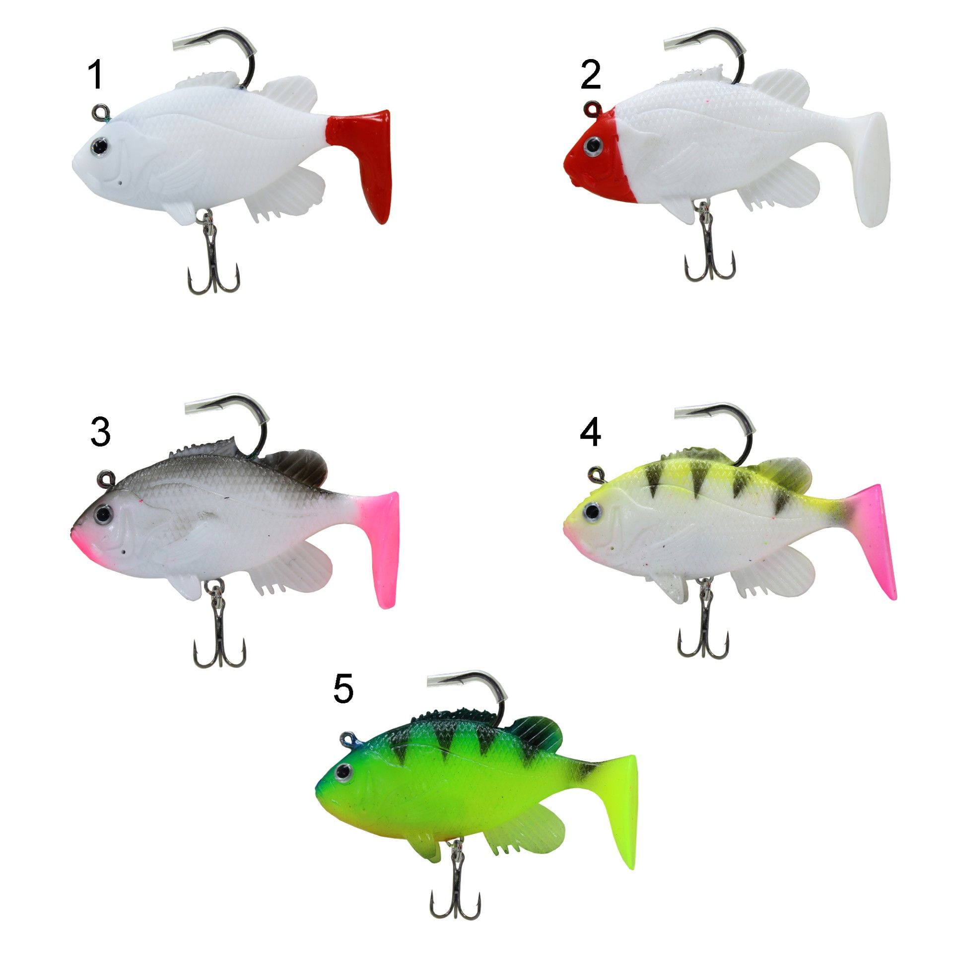 Captain 3563 Orient Soft 9cm Levrek Silikonu 3'lü Set Suni Balık 4