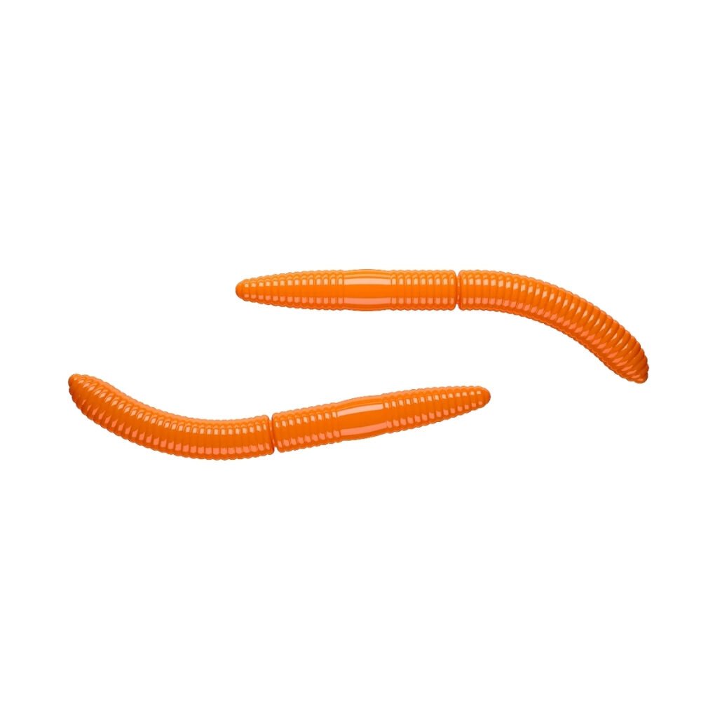 Libra Lures Fatty D’Worm Suni Yem 011 - HOT ORANGE - 65MM