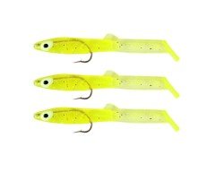 Captain 3525 Eel Fish 7.5cm Silikon Zargana Suni Yem 3'lü Paket