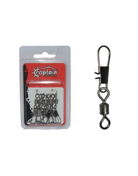 Captain 5023 Kilitli Klips İnox 10'lu Paket Black Nikel 2