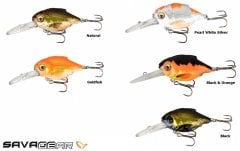 Savage gear 3D Crucian Crank 6,4 cm 23 gr SF DR Sahte Balık Black
