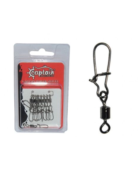 Captain 5029 Kilitli Klips Fast 10'lu Paket Black Nikel 1