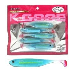 Mutant 3538 Twost Tail Flash 9cm Levrek Silikonu 5li Paket Suni Yem