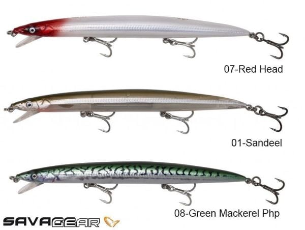 Savage Gear MAG Sandeel Jerk Minnow Green MAckarel 21 cm 44g SP Sahte Balık
