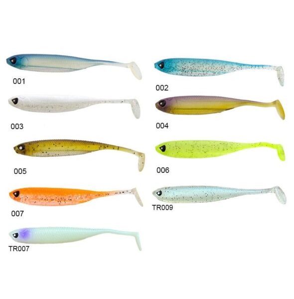 Lucky John Makora 3D Shad Tail 3'' (7.62 cm) 7P Silikon Yem 007