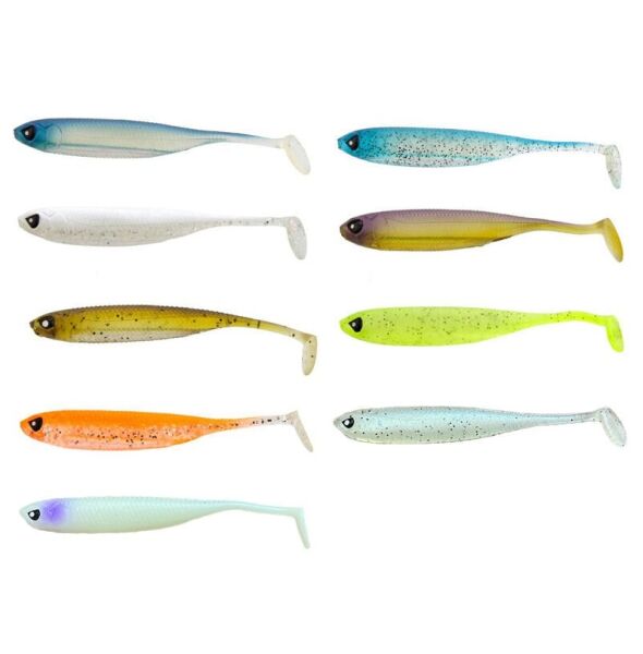 Lucky John Makora 3D Shad Tail 3'' (7.62 cm) 7P Silikon Yem 007