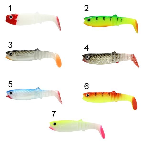 Captain 3569 Style Soft 8cm Levrek Silikonu 5'li Paket Suni Yem 5