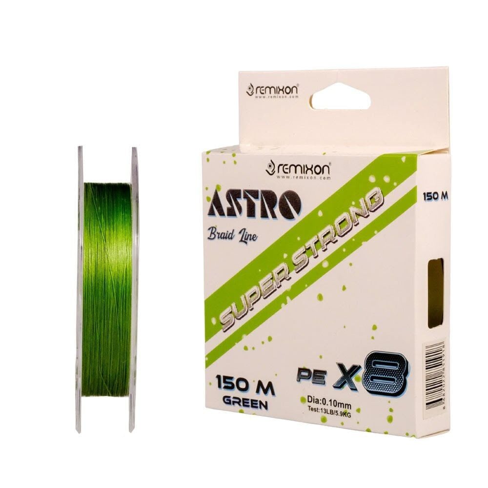 Remixon Astro 8X 0.10 mm 150m  İp Misina Green 5.9kg Çeker