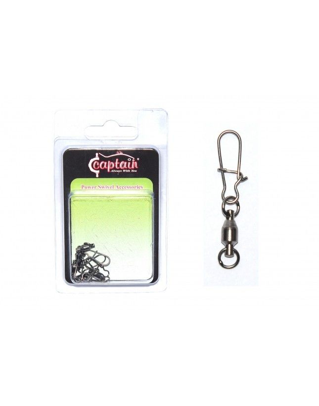 Captain 5045 Kilitli Klips Rulmanlı 5'li Paket Black Nikel 3