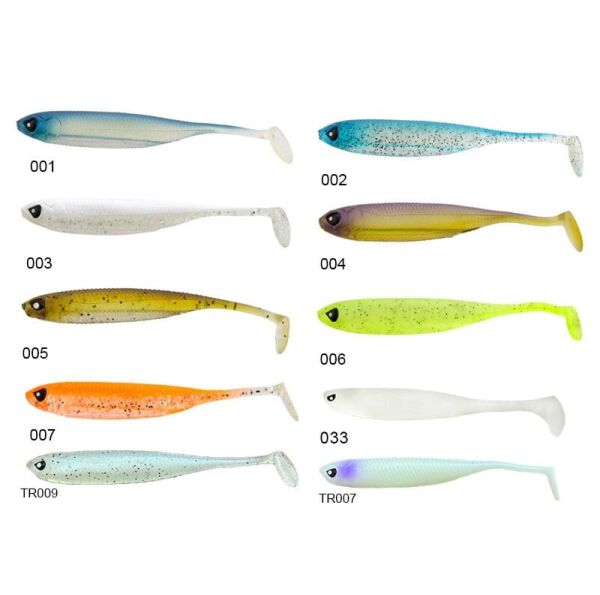 Lucky John Makora 3D Shad Tail 4'' (10.16 cm) 6P Silikon Yem 006
