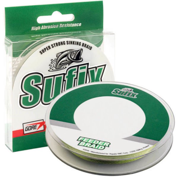 Sufix Feeder Braid İp Misina OLIVE GREEN - 0.08MM - 100MT - 3.6KG