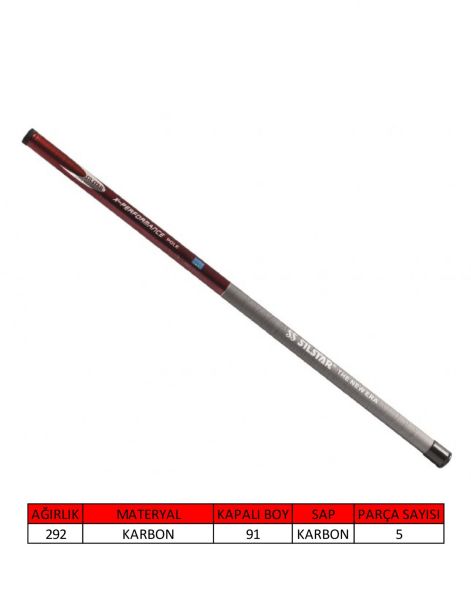 Silstar 3010 XPerformance Pole Red Göl Kamışı 700 cm