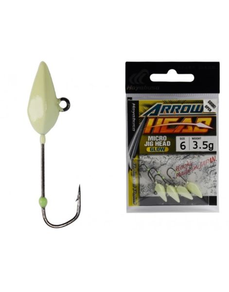 Hayabusa EX 932 Lrf Jig Head Arrow Head Glow 4'lü Paket 1.5 gr