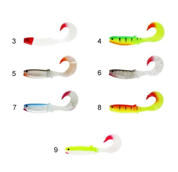 Captain 3571 Taifun Soft 10cm Levrek Silikonu 5'li Paket Suni Yem 5
