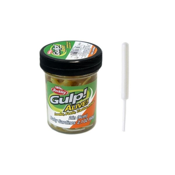 Berkley Gulp Alive Baby Sardine Pearl White 4cm Suni Yem