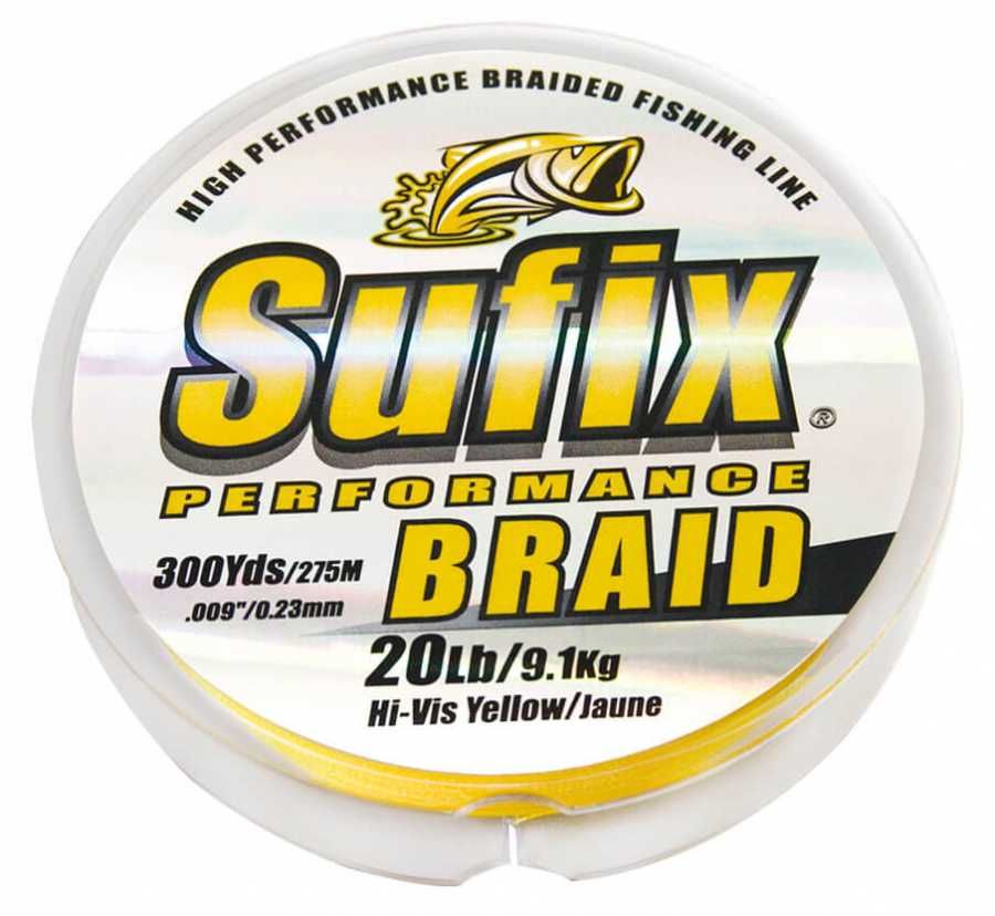 Sufix Performance Braid İp Misina HI VIS YELLOW - 0.16MM - 135MT - 9.5KG