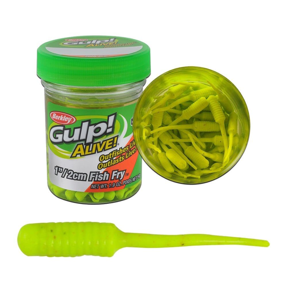 Berkley Gulp Alive Fish Fry Chartreuse 2cm Suni Yem