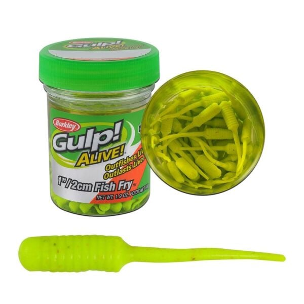 Berkley Gulp Alive Fish Fry Chartreuse 2cm Suni Yem