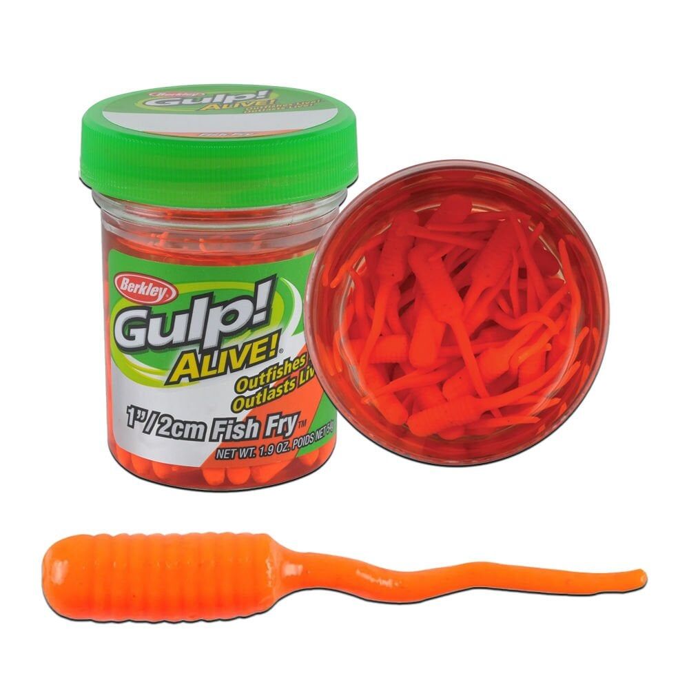 Berkley Gulp Alive Fish Fry Fluorescent Orange 2cm Suni Yem