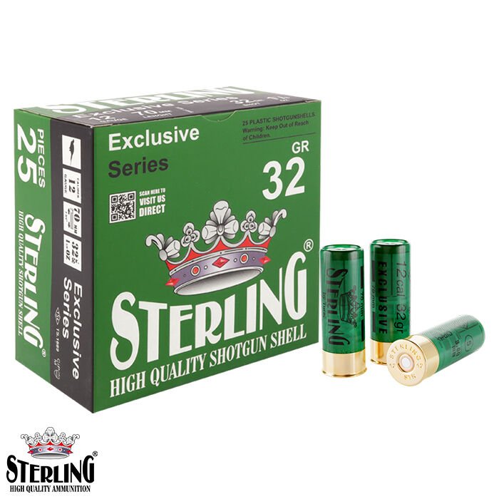 STERLING 12 Cal. 32 G. No: 6 Keçe Tapa Av Fişeği