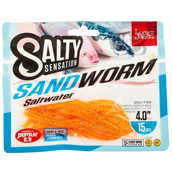 Lucky John Sandworm 4'' Kokulu Lrf Yemi 10 cm F43