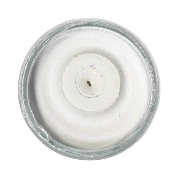 Berkley Powerbait Natural Glitter Trout Bait Garlic Sahte Yemi WHITE - 50 GR