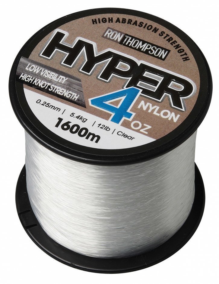 Ron Thompson Hyper 4OZ Nylon Clear Misine 650 m 0.40 mm 11.2 kg 25 lbs