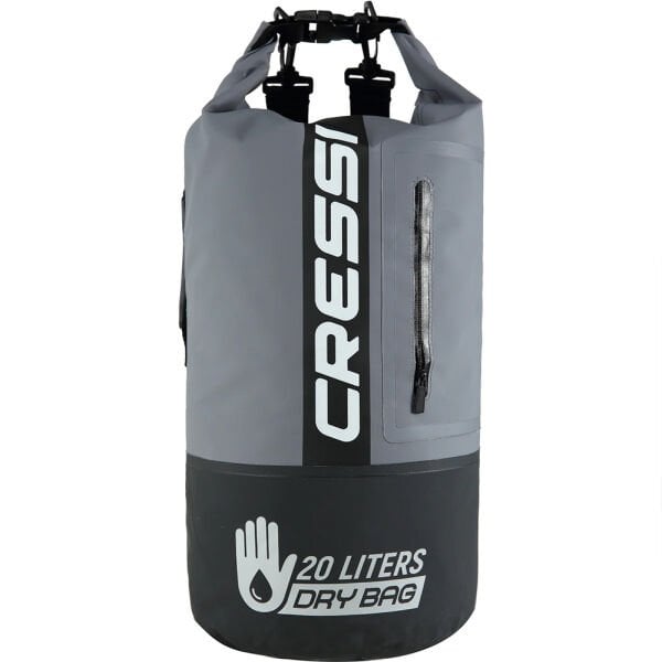 Cressi Premium Dry Bag BLACK - GREY - 20L