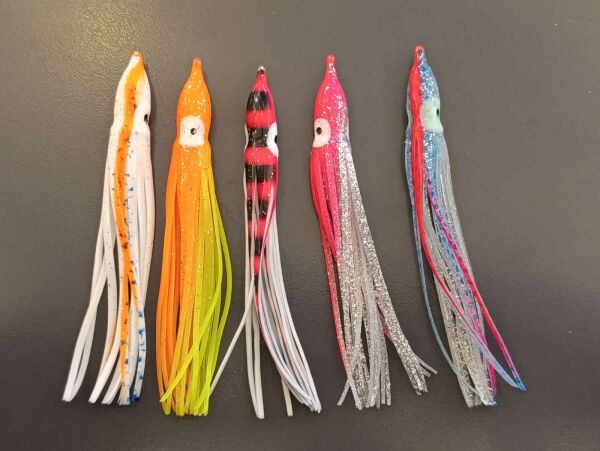 Mutant 3579 Octopus Pride 12cm Ahtapot Sübye 5li Paket Suni Yem