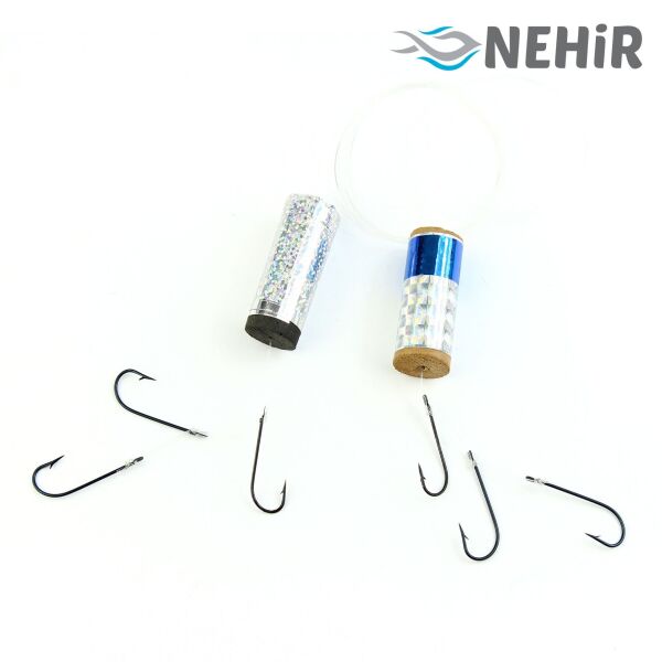 Çinekop Takımı 3 İğneli Double Misinalı 100P