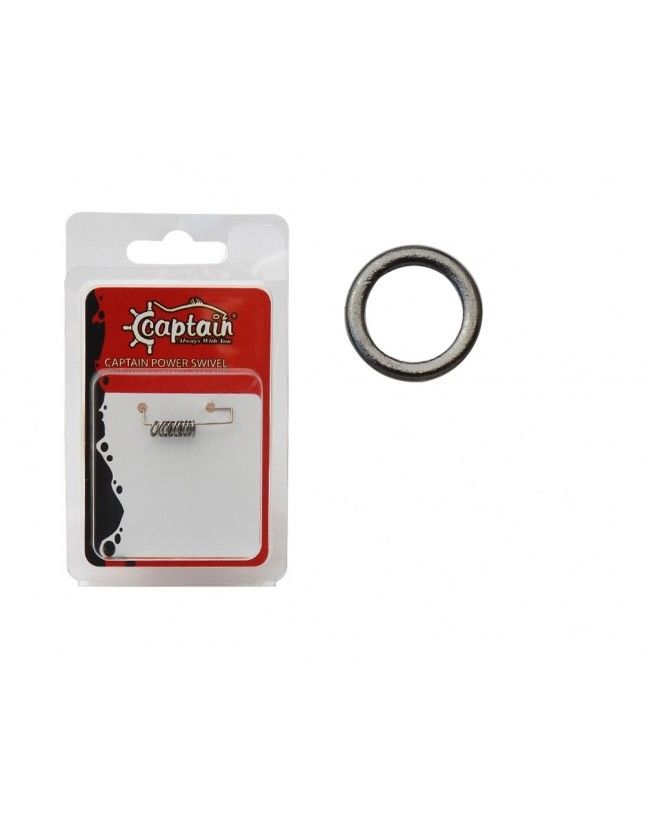Captain 5146 Assist Halkası İnox 10'lu Paket Black Nikel 0.65 mm