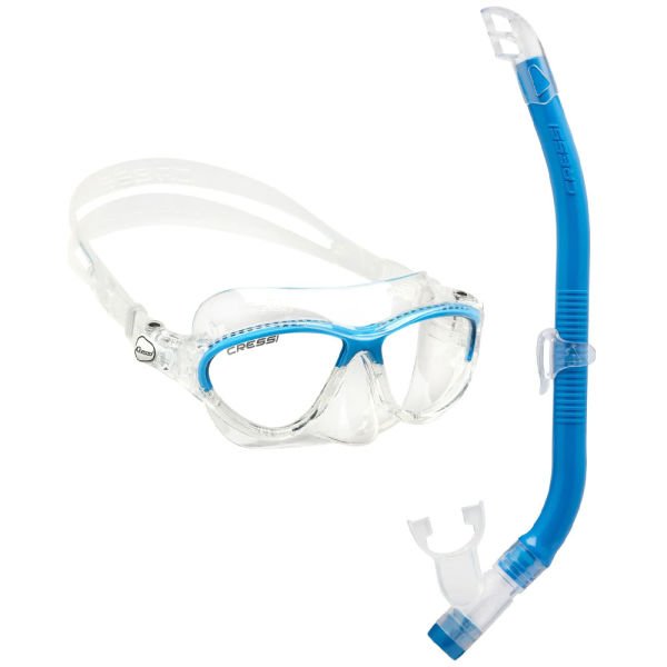 Cressi Moon Maske - Top Şnorkel Çocuk Seti BLUE