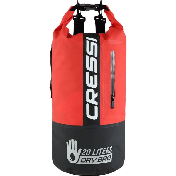 Cressi Premium Dry Bag BLACK - RED - 20L