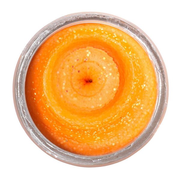 Berkley PowerBait Natural Scent Glitter Hamur Yem FL.ORANGE - GARLIC - 50G