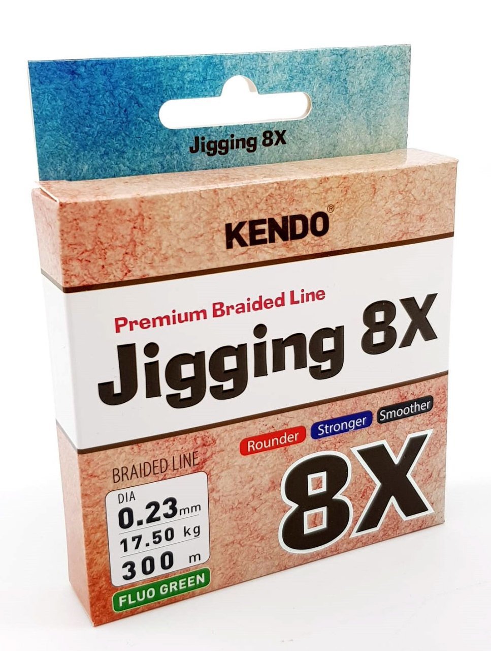 Kendo Jigging 8X Flash 300 mt Örgü İp (FLUO GREEN) 0,23 mm