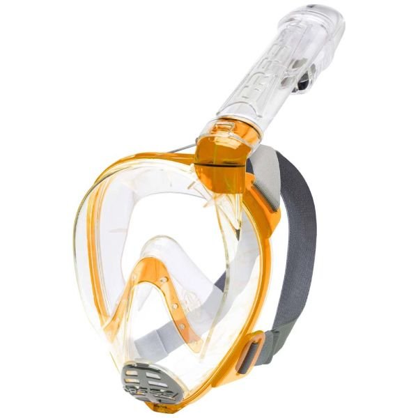 Cressi Baron Çocuk Tam Yüz Maske CLEAR-ORANGE